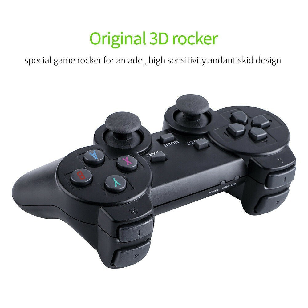 Rachidi Active wireless gaming controller with high-sensitivity 3D rocker and anti-skid design for retro arcade games