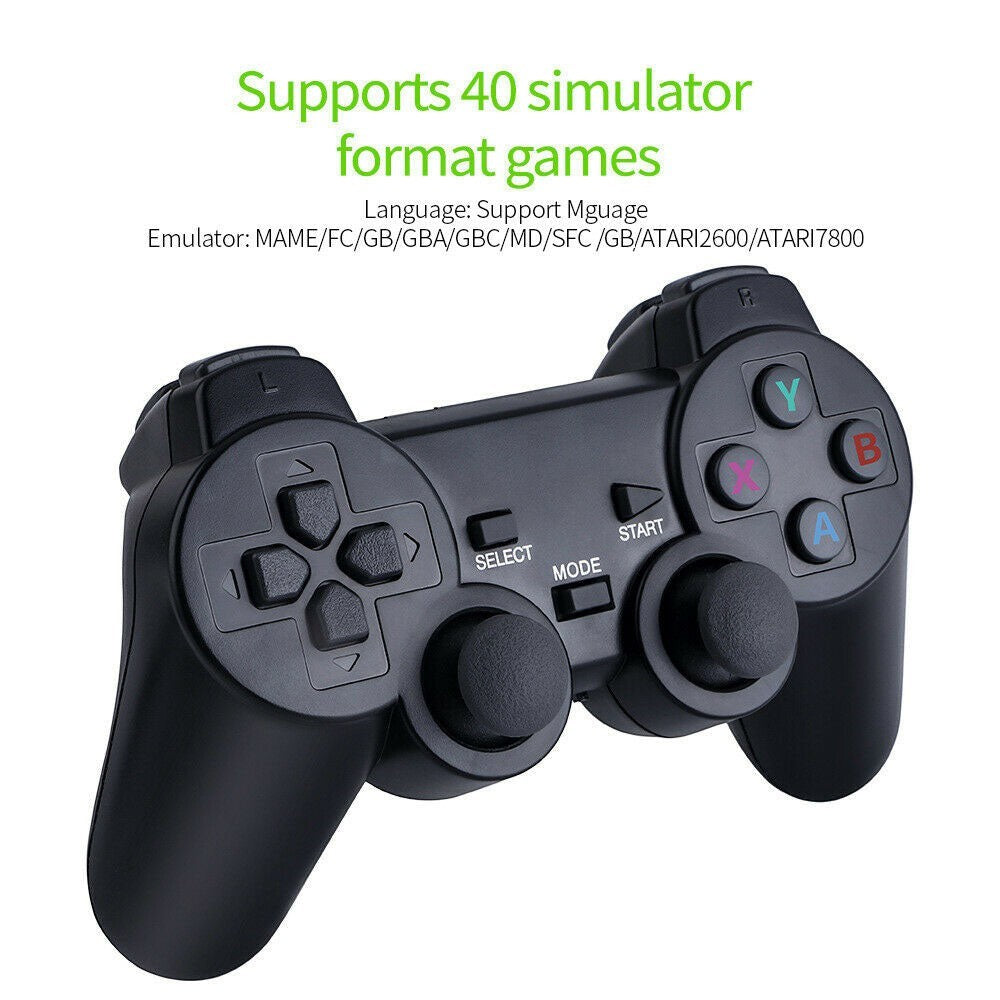 Rachidi Active wireless gaming controller for 4K console stick, featuring ergonomic black design and responsive buttons